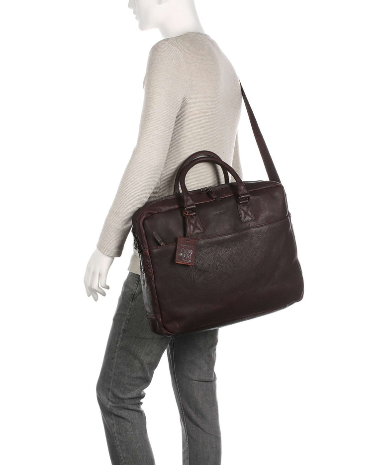 Burkely Antique Avery Briefcase bruin