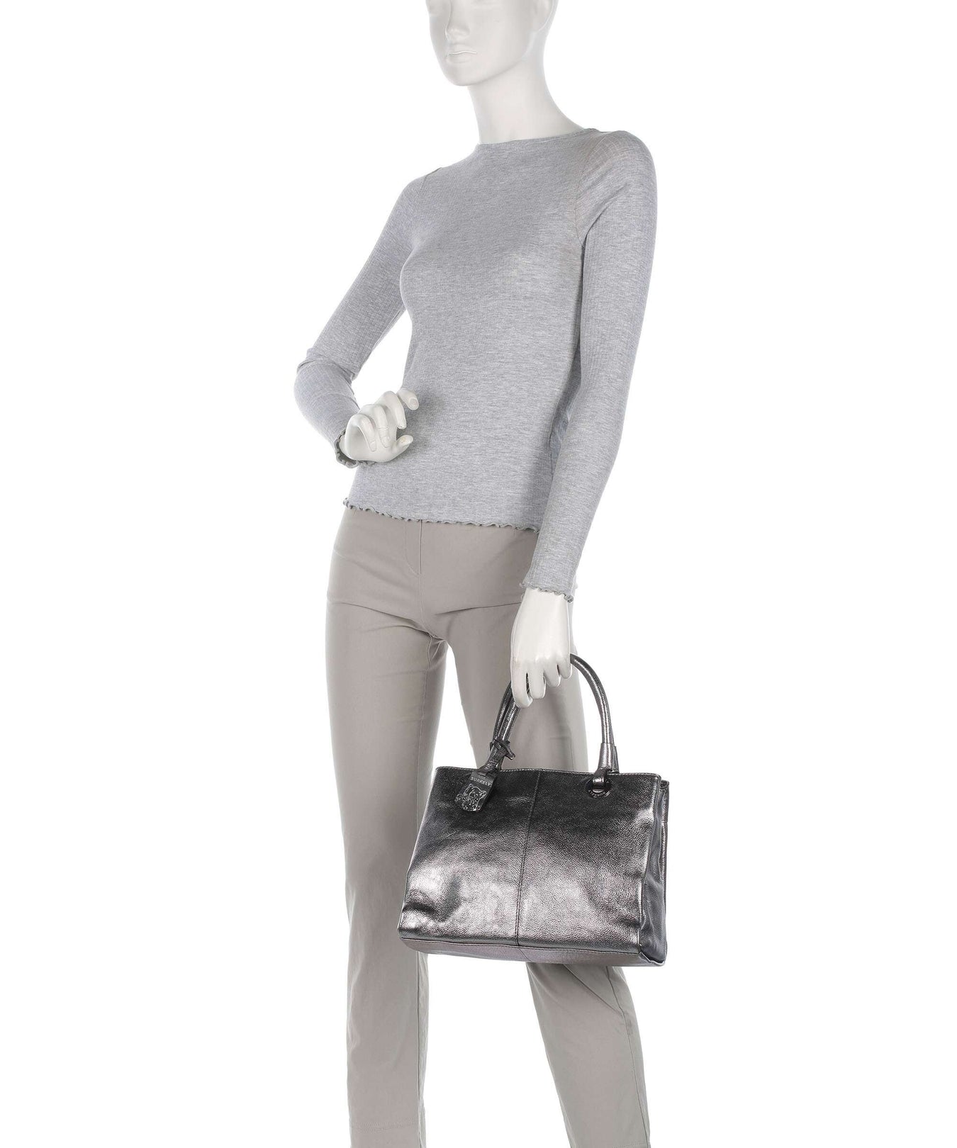 Burkely Radiant Raeven Handbag stardust silver