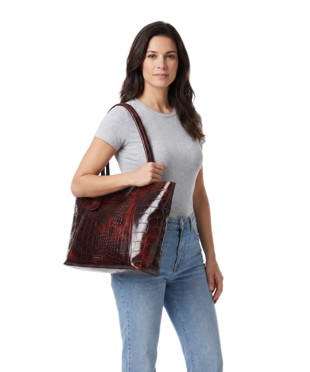 Burkely Cool Colbie Tote bag burgundy patent