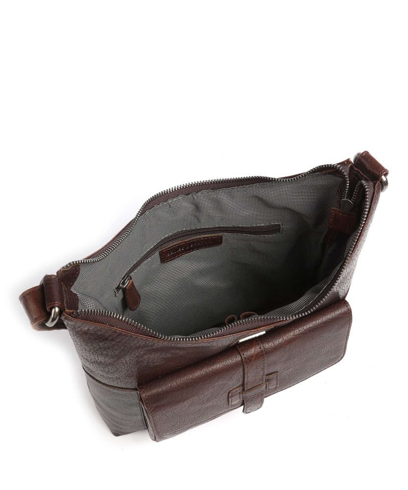 Spikes & Sparrow Bronco Hobo bag dark brown