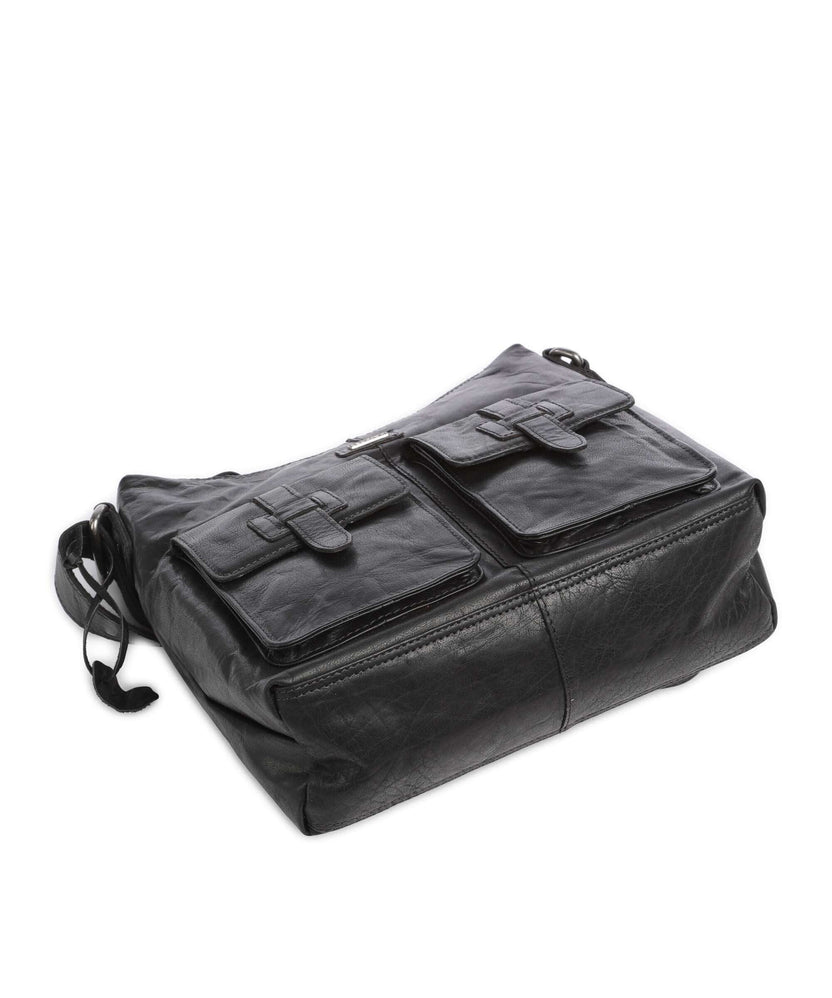 Spikes & Sparrow Bronco Hobo bag schwarz