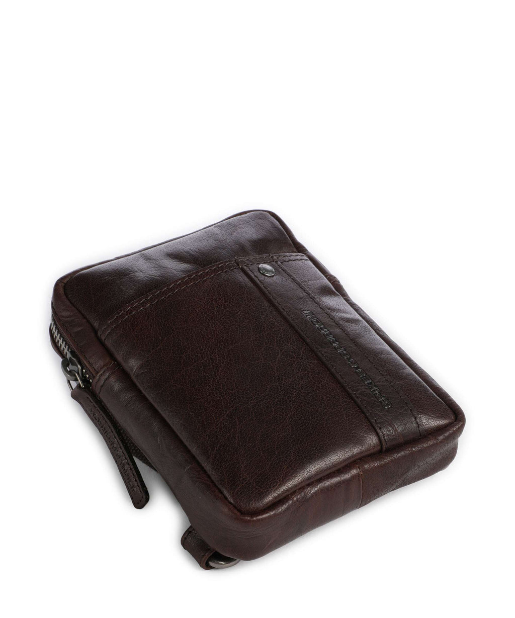 Spikes & Sparrow Bronco Miami Sling bag dark brown