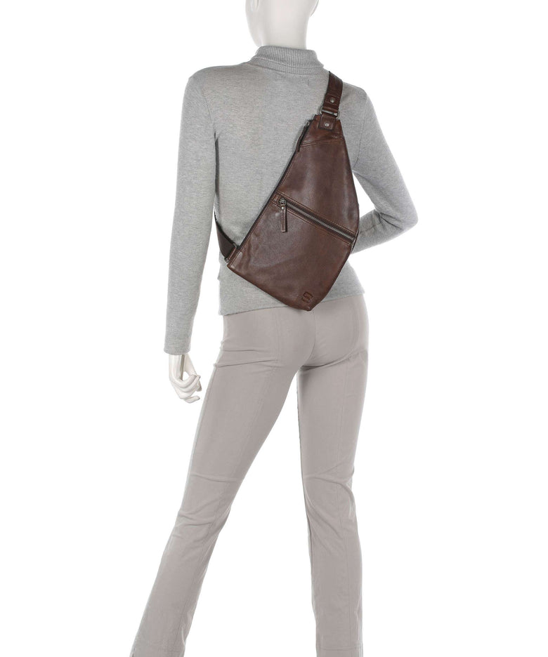 Spikes & Sparrow Apache Sling bag dunkelbraun