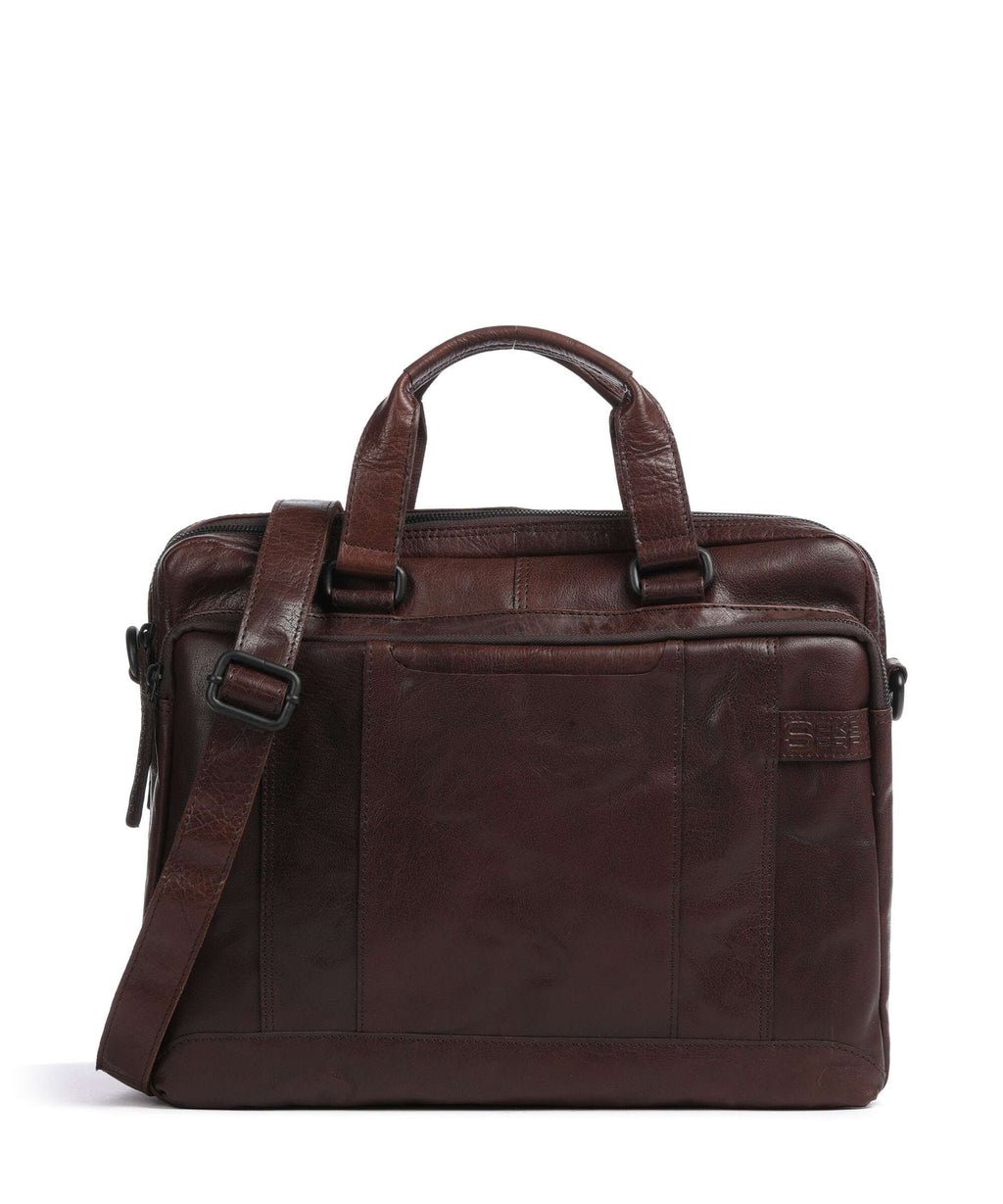 Spikes & Sparrow Bronco Kharter Laptop bag dark brown