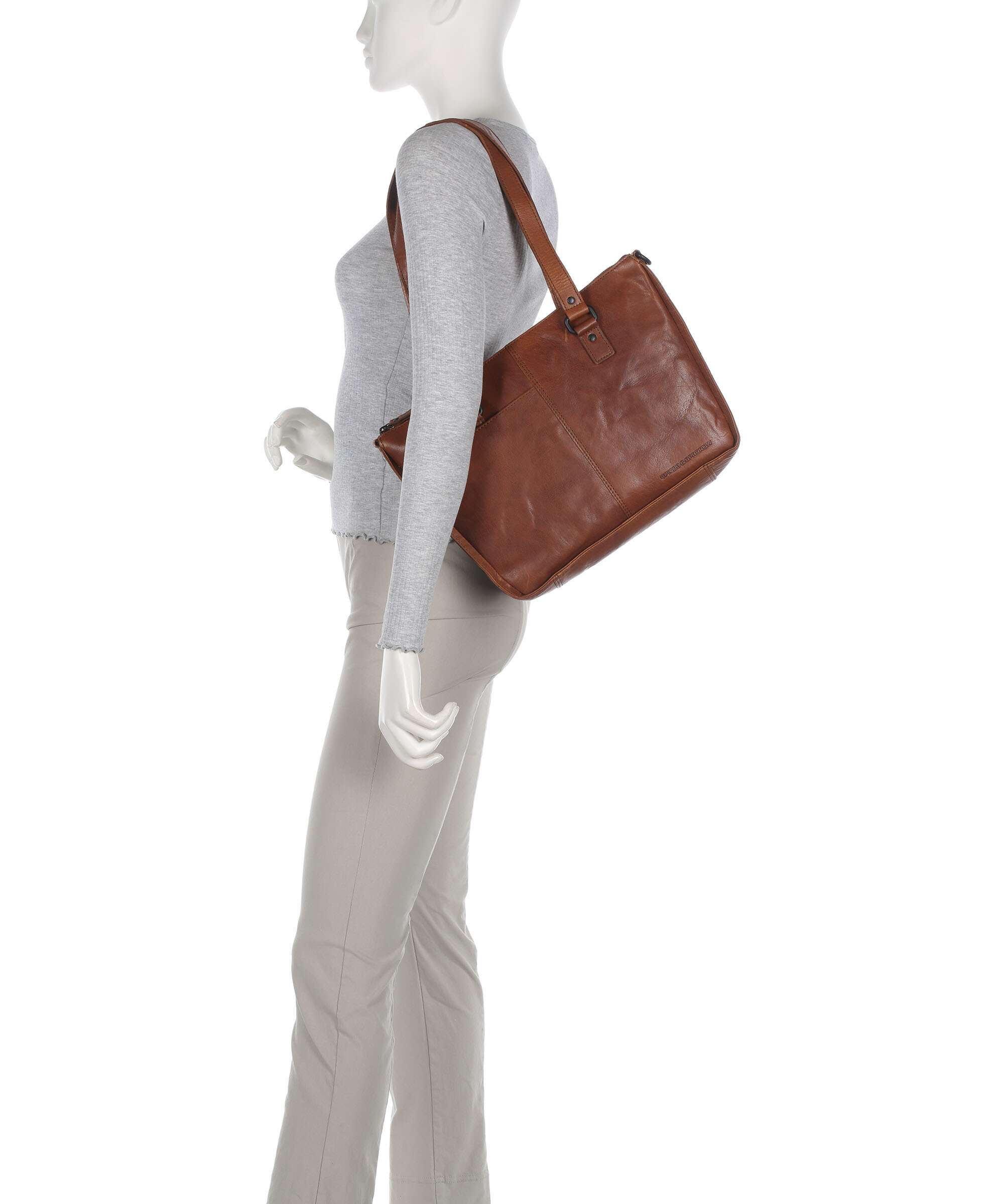 Spikes & Sparrow Bronco Danah Tote bag brandy