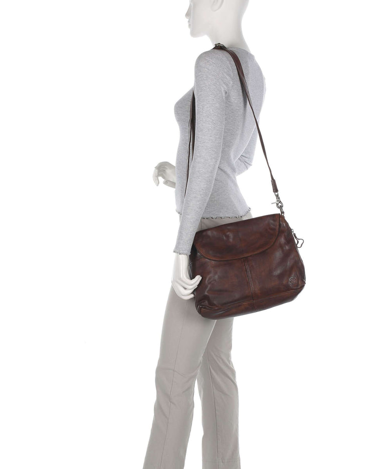 Spikes & Sparrow Apache Kimberley Shoulder bag dark brown