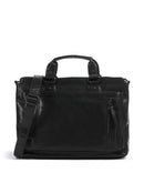 Spikes & Sparrow Bronco Bennie Briefcase schwarz
