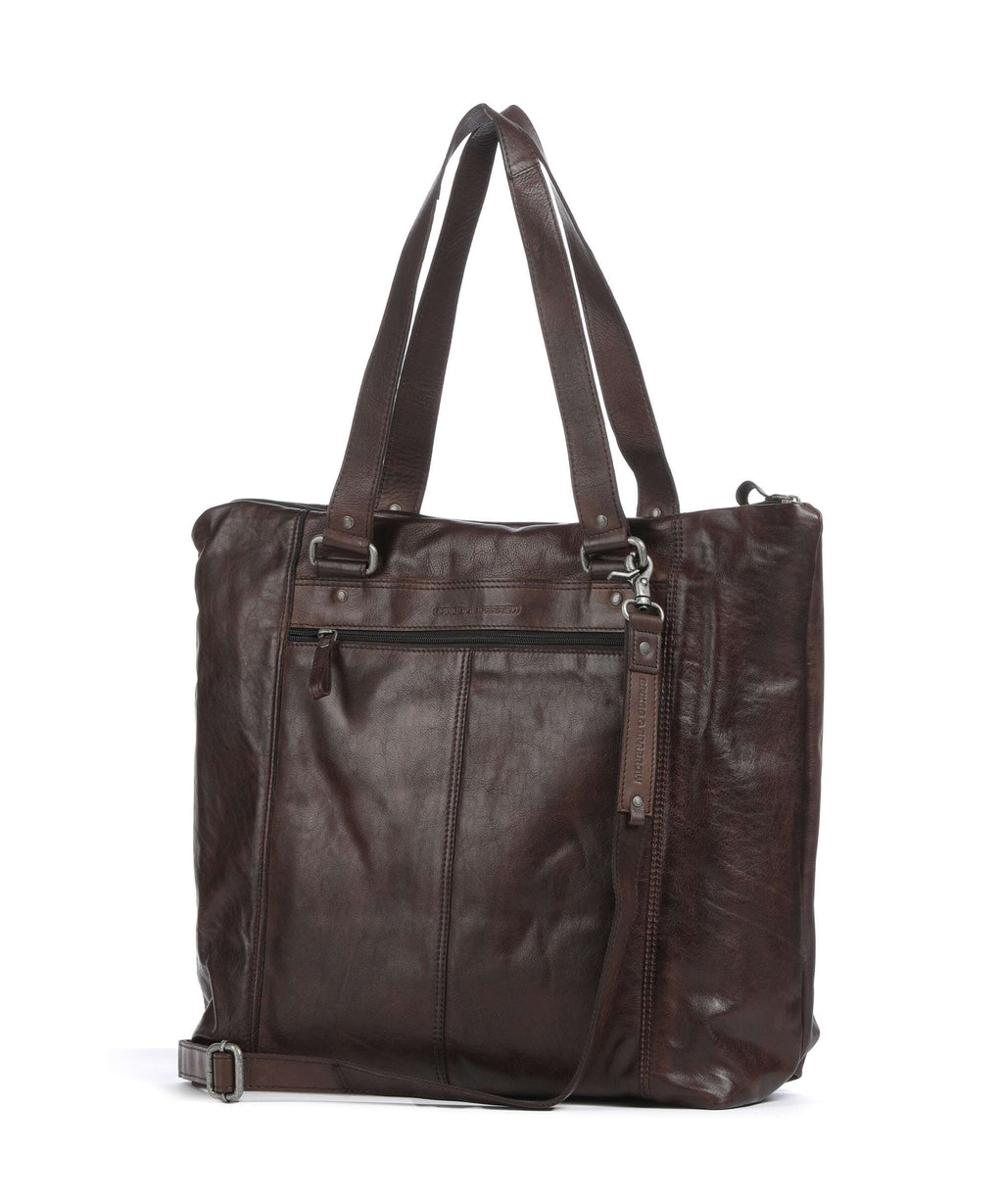 Spikes & Sparrow Apache Amina Briefcase braun