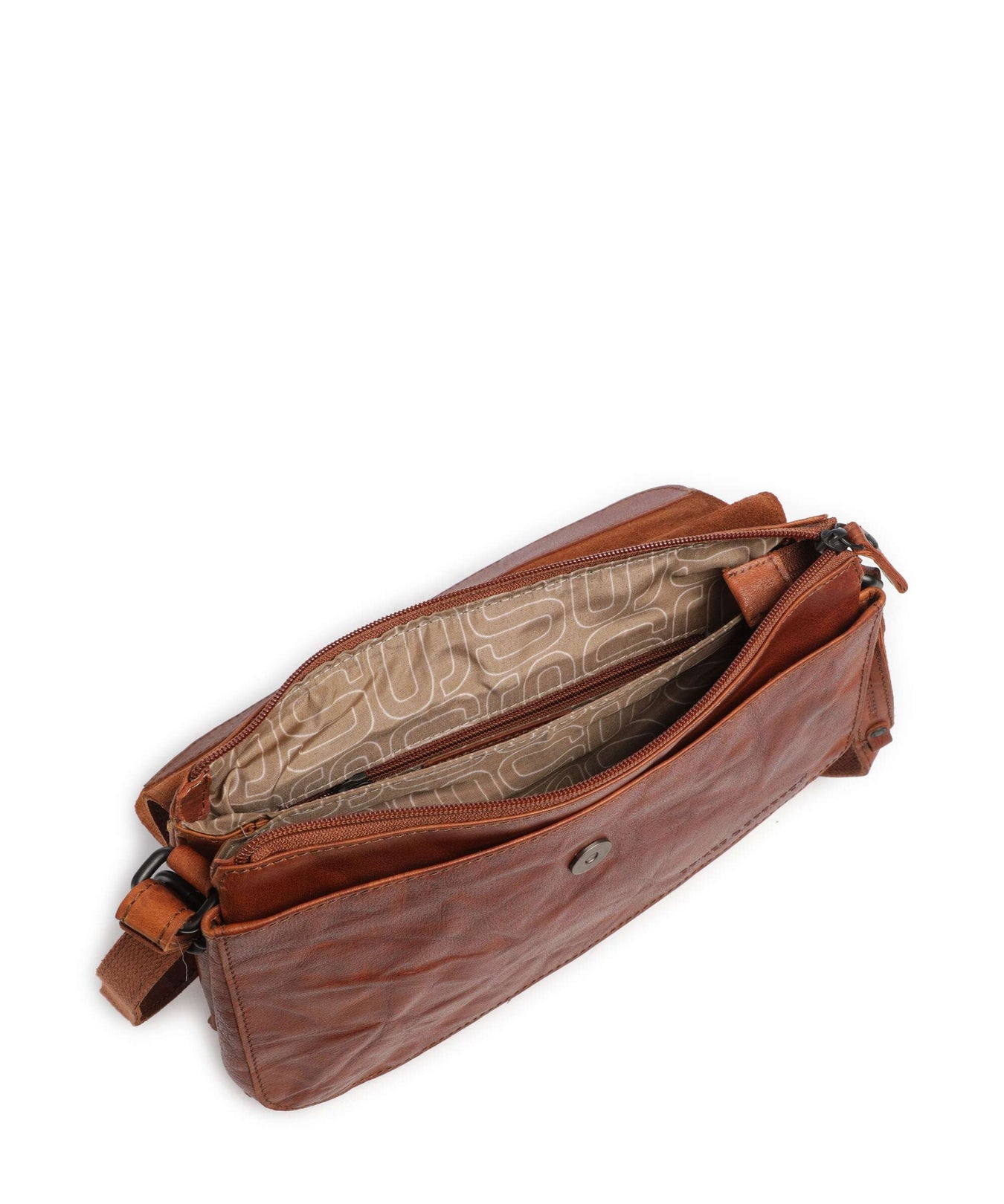 Spikes & Sparrow Bronco Carline Crossbody bag brandy