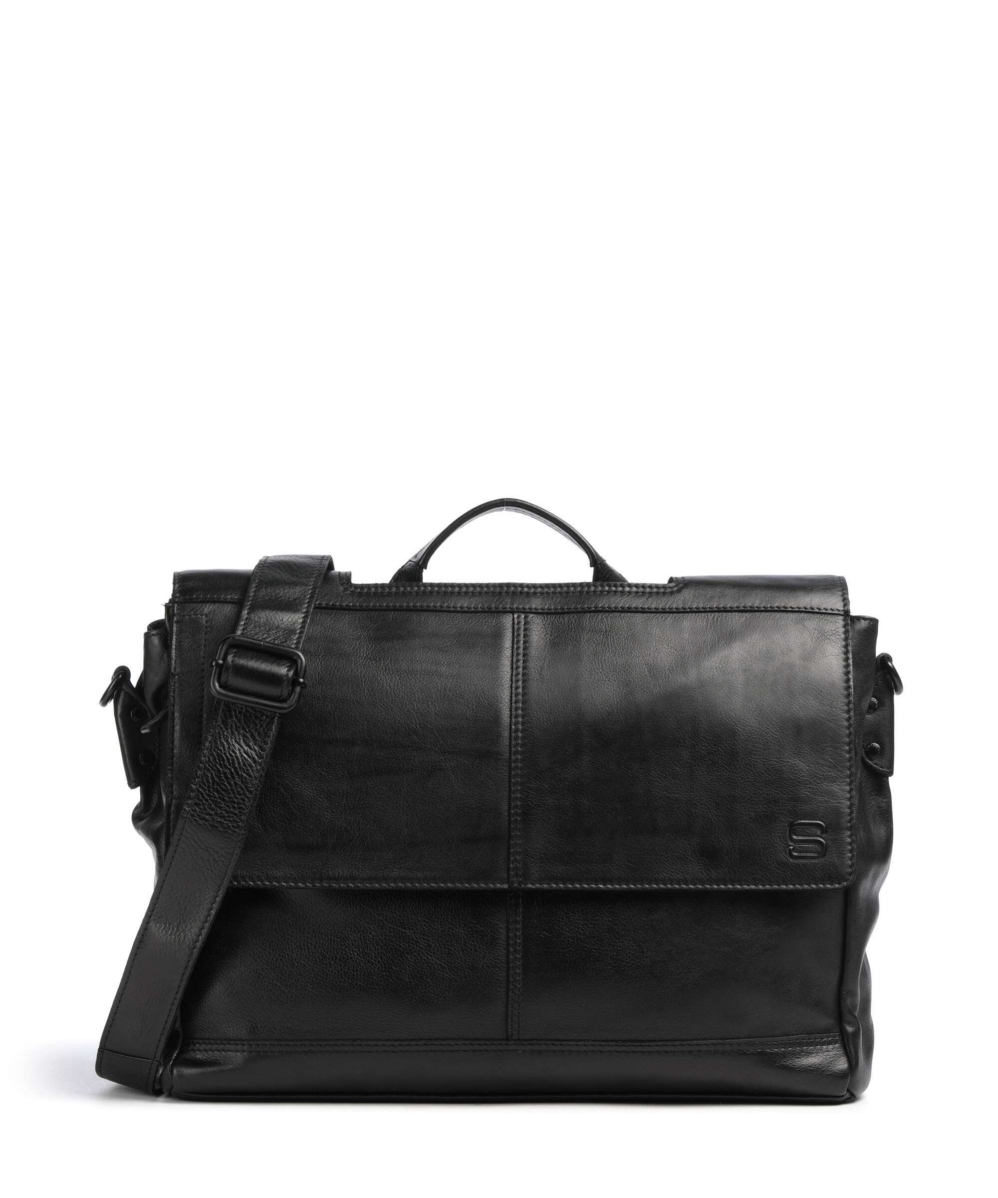 Spikes & Sparrow Apache Benzo Briefcase black