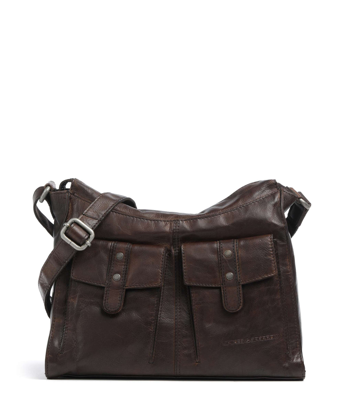 Spikes & Sparrow Apache Samara Hobo bag dark brown