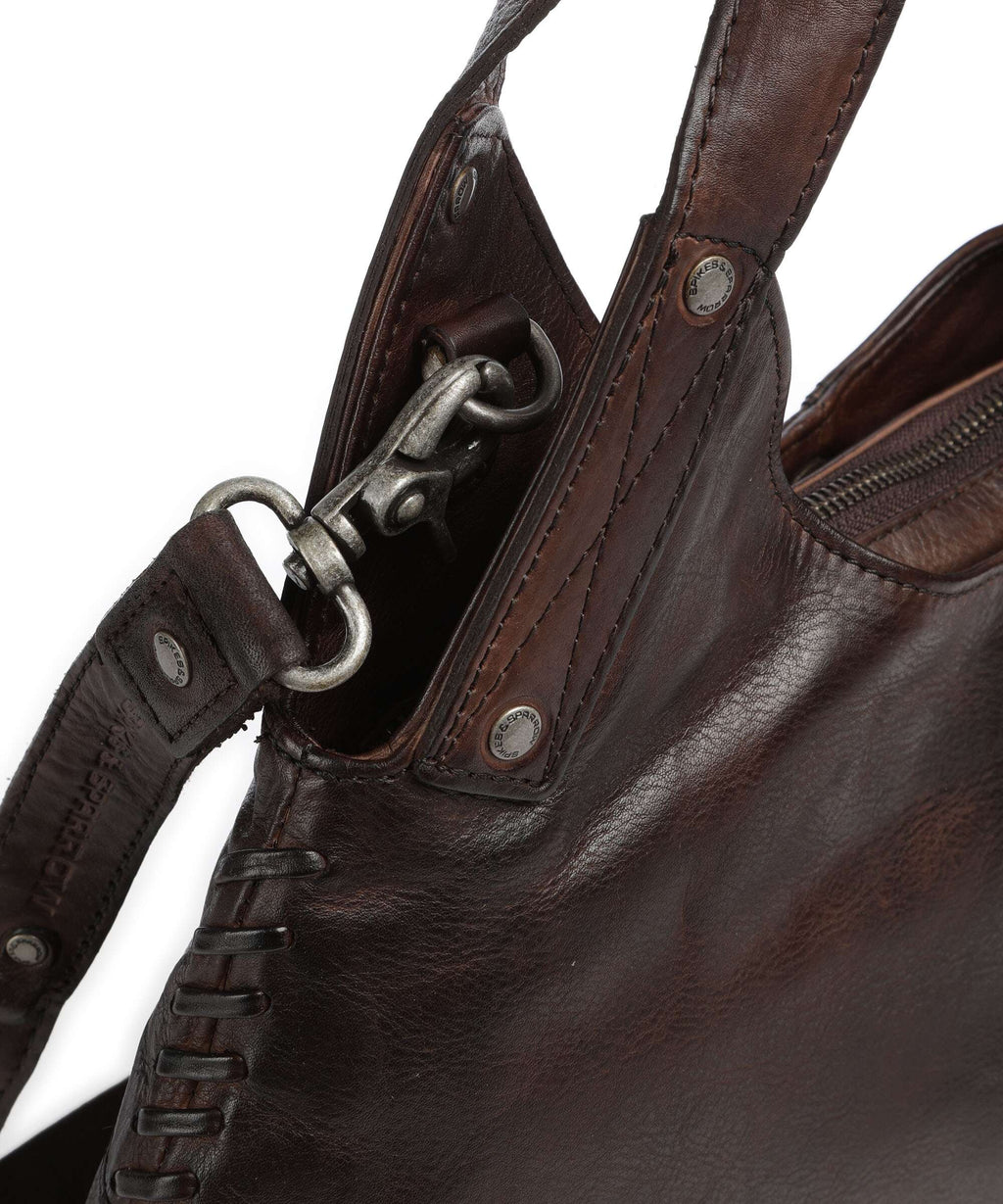 Spikes & Sparrow Apache Marthe Hobo bag dark brown