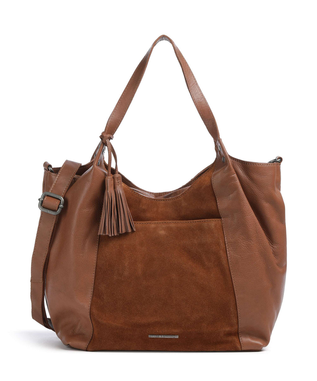 Spikes & Sparrow Suede Mix Ryana Tote bag mocca