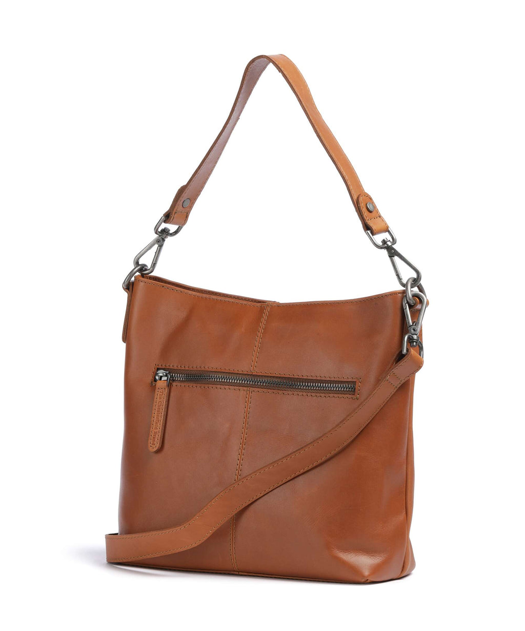 The Chesterfield Brand Wax Pull Up Cow Jen Hobo bag cognac