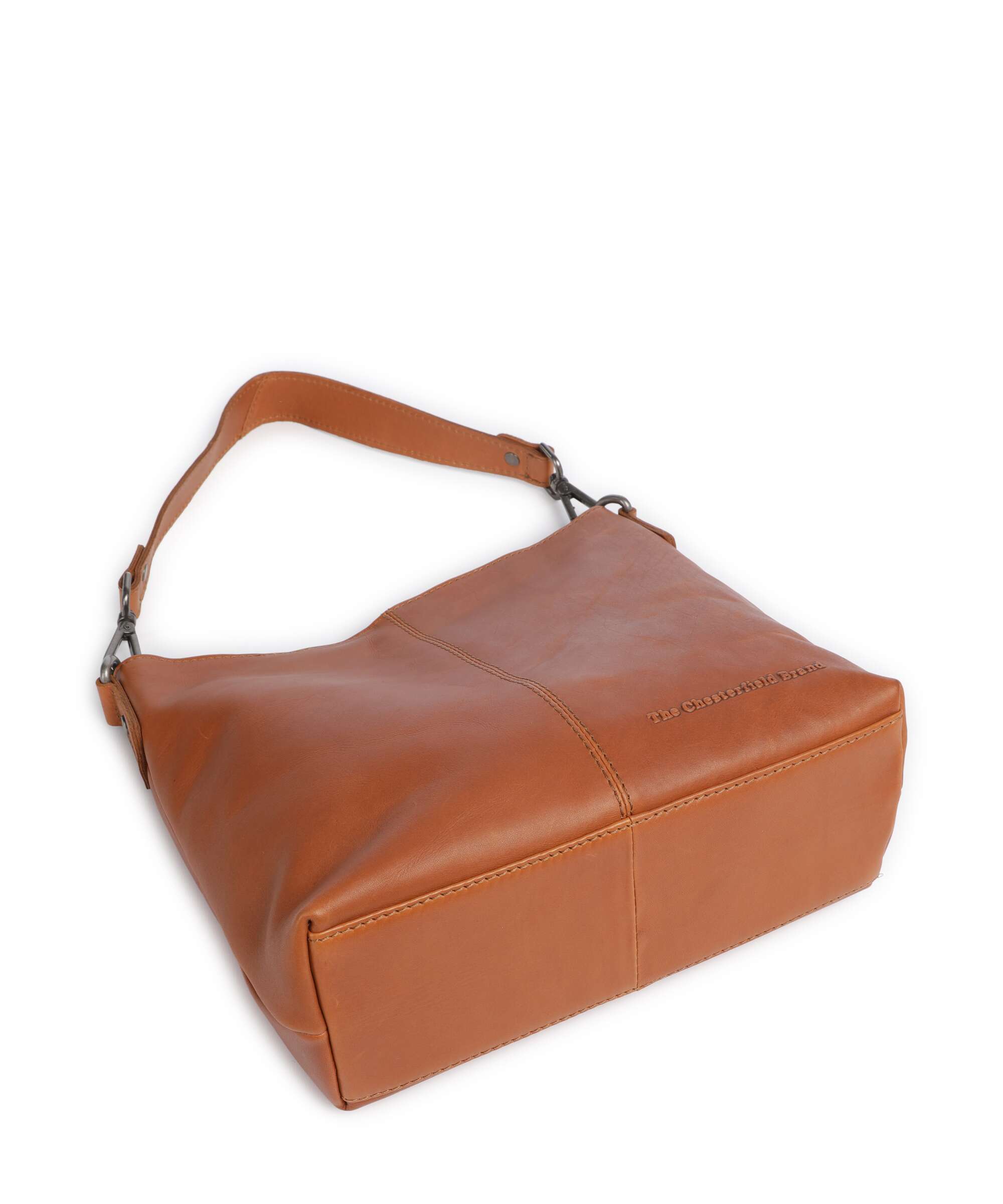 The Chesterfield Brand Wax Pull Up Cow Jen Hobo bag cognac
