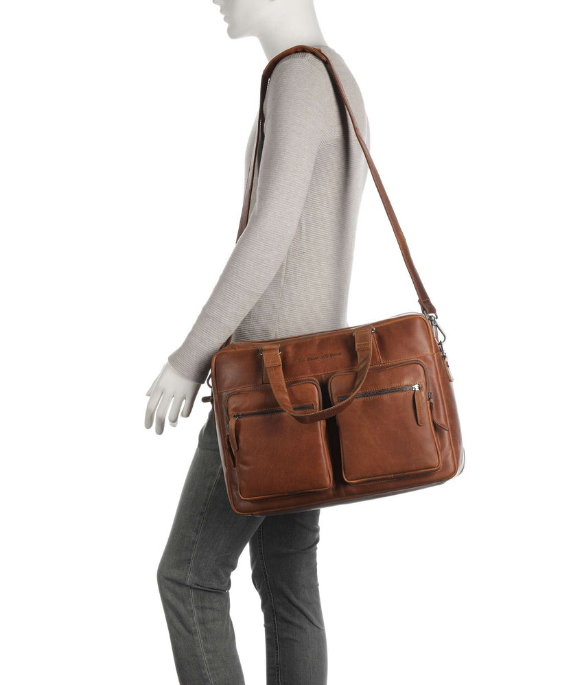 The Chesterfield Brand Misha Briefcase cognac