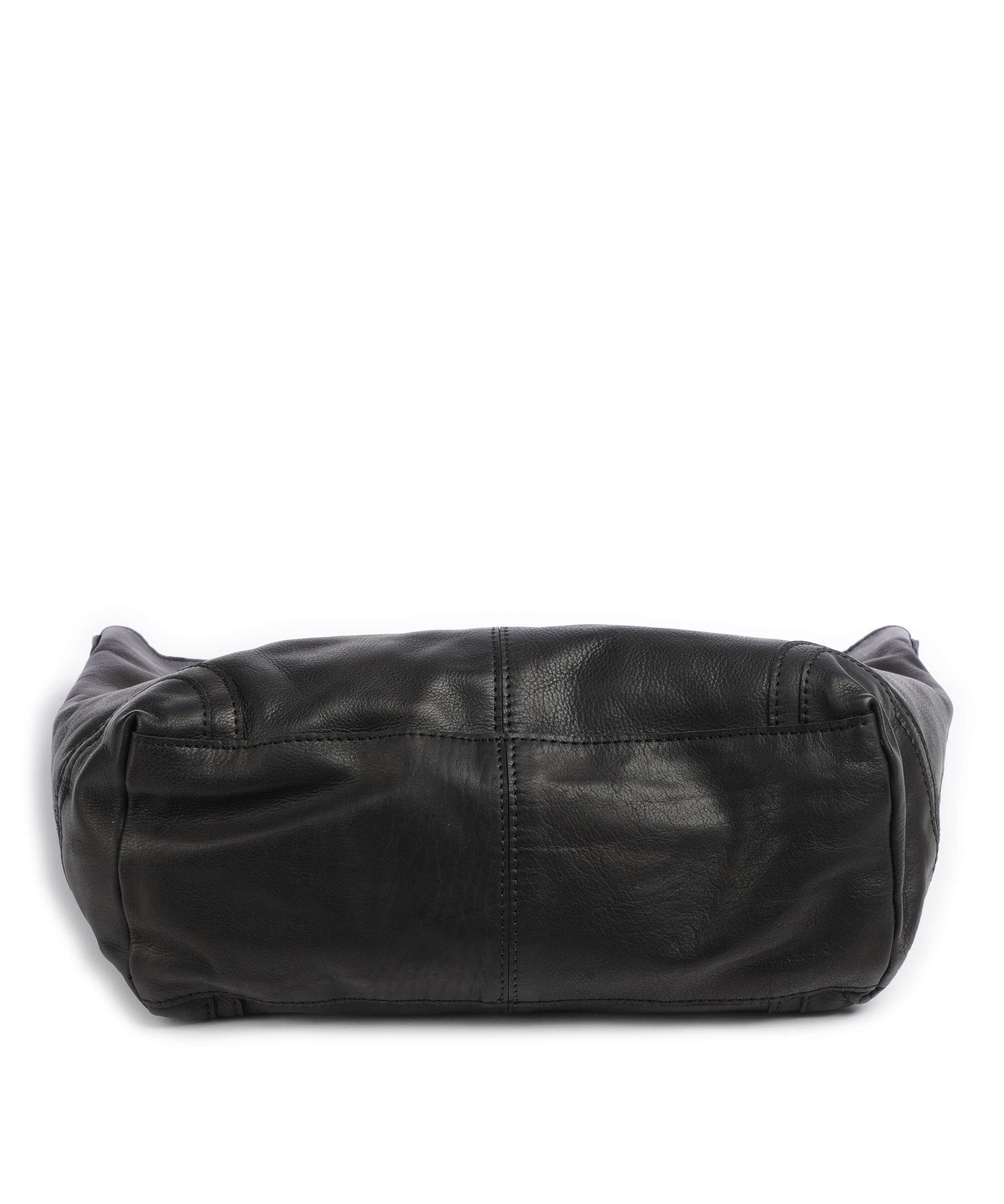 The Chesterfield Brand Washed Waxed Cow Bolivia Hobo bag black
