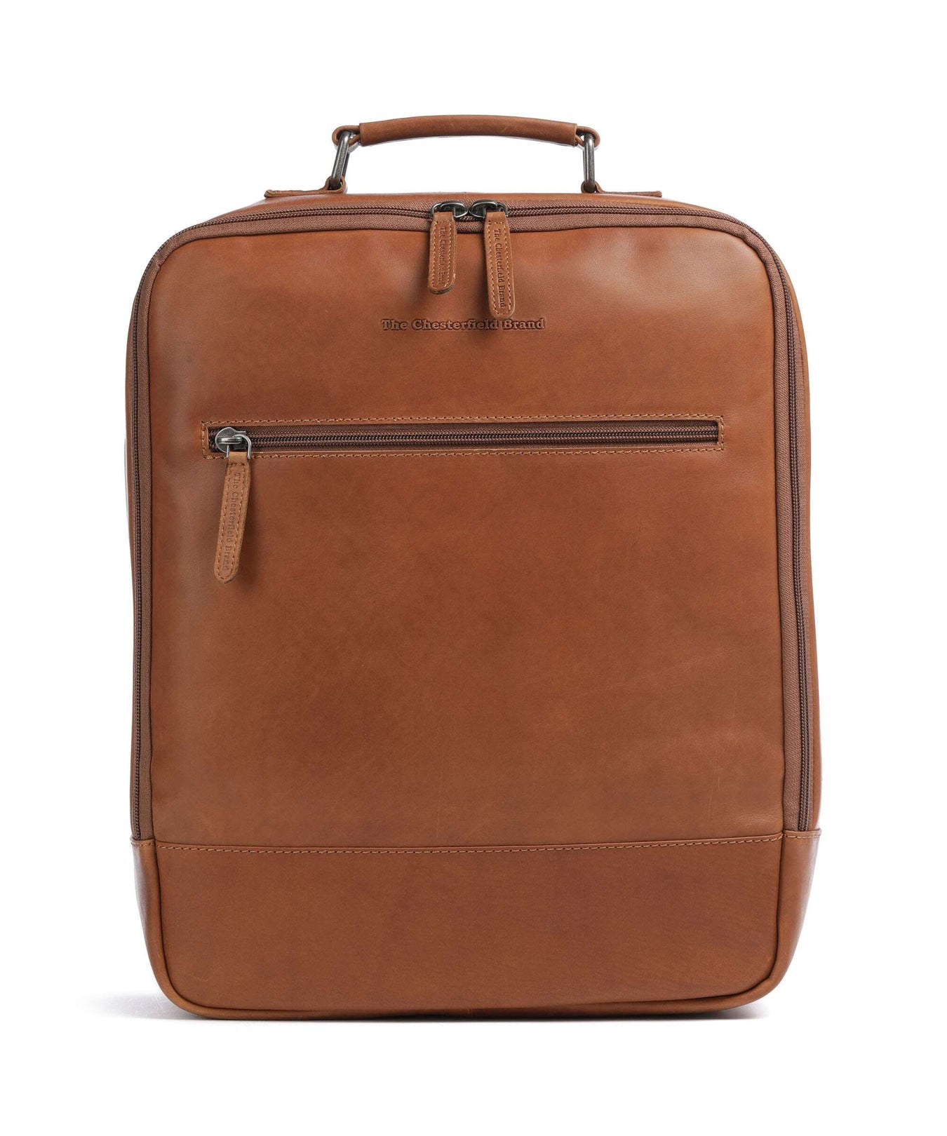 The Chesterfield Brand Cow Wax Pull Up Jamaica Backpack cognac