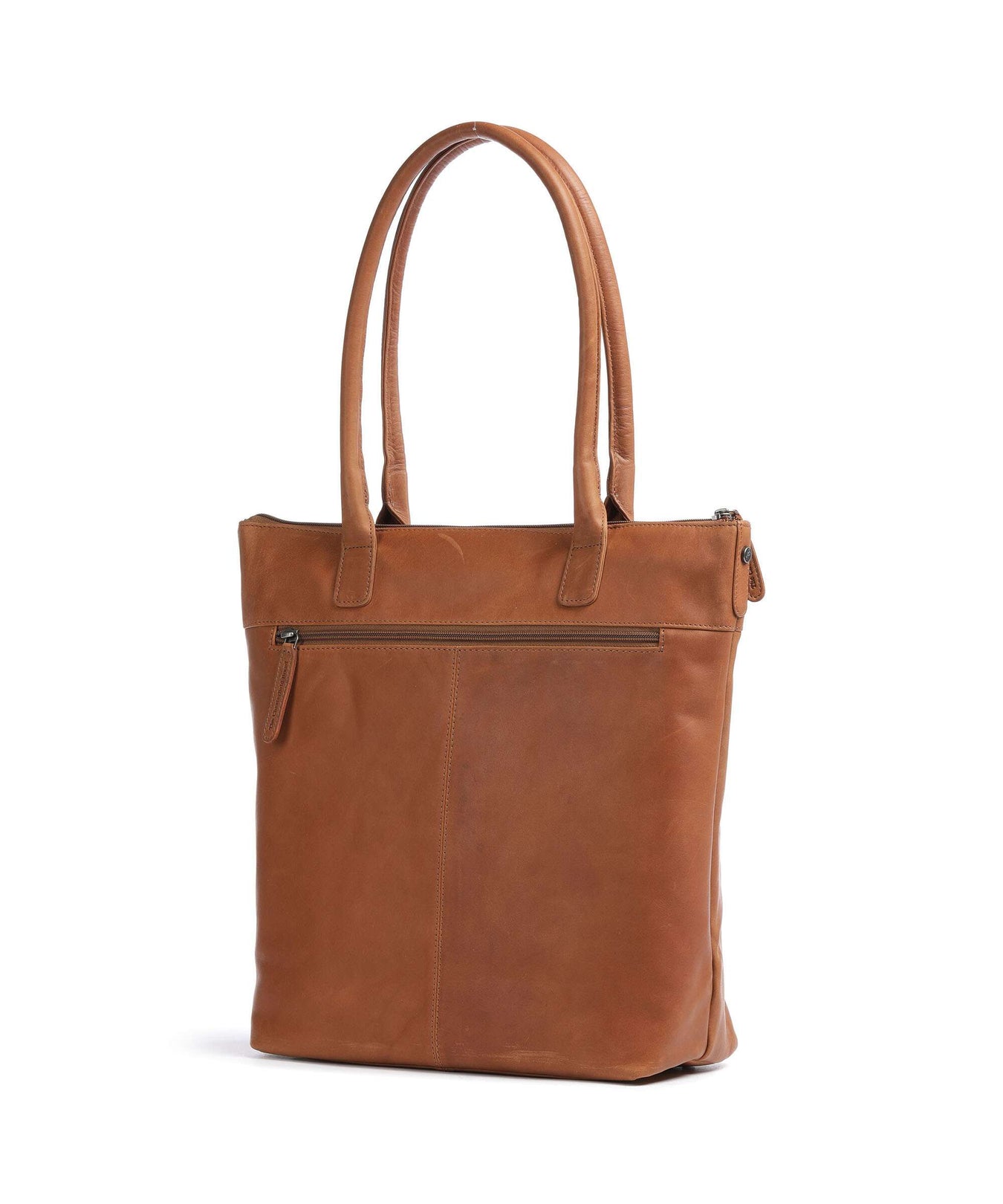 The Chesterfield Brand Cow Wax Pull Up Altona Tote bag cognac