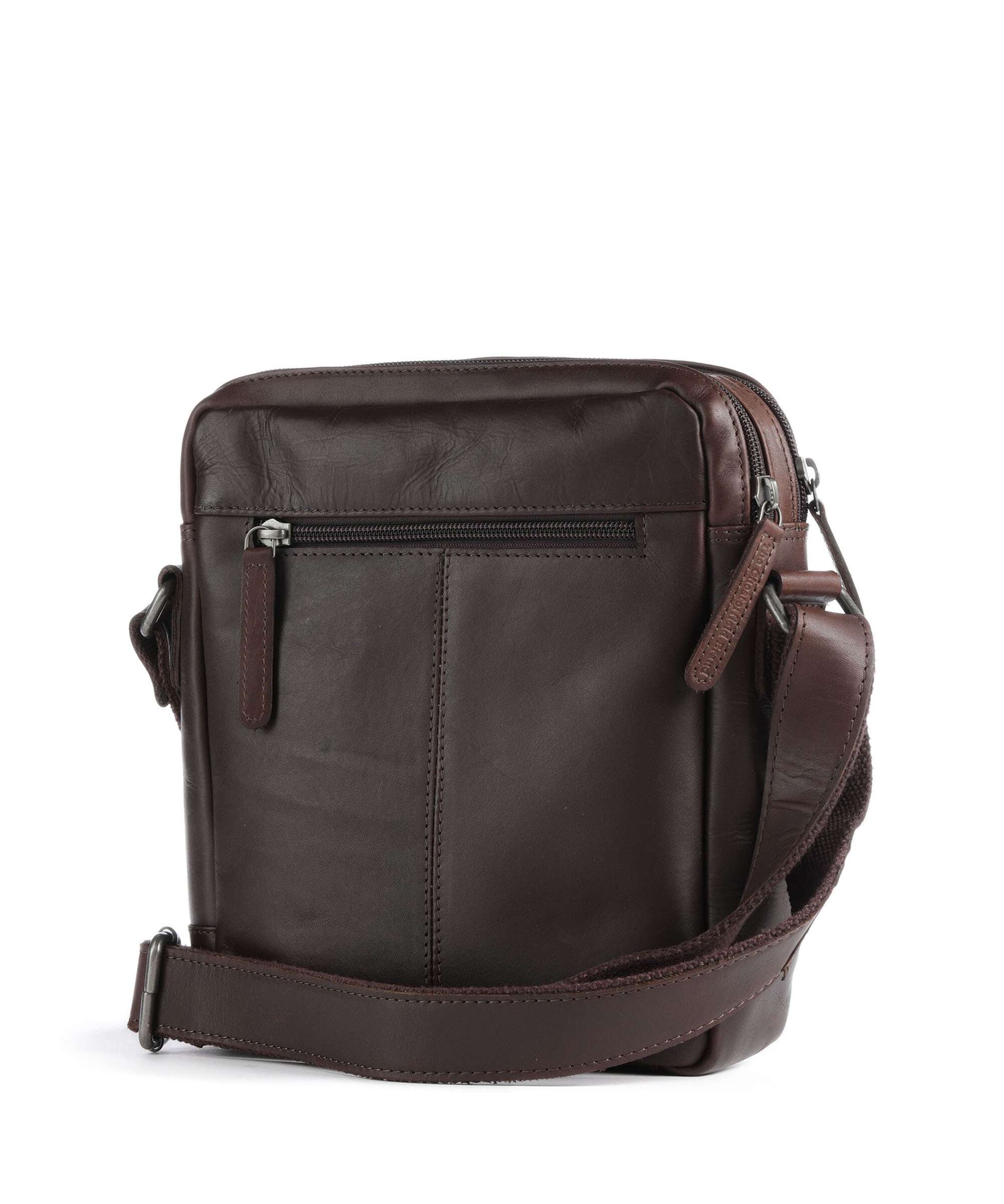The Chesterfield Brand Cow Wax Pull Up Arnhem Crossbody bag brown