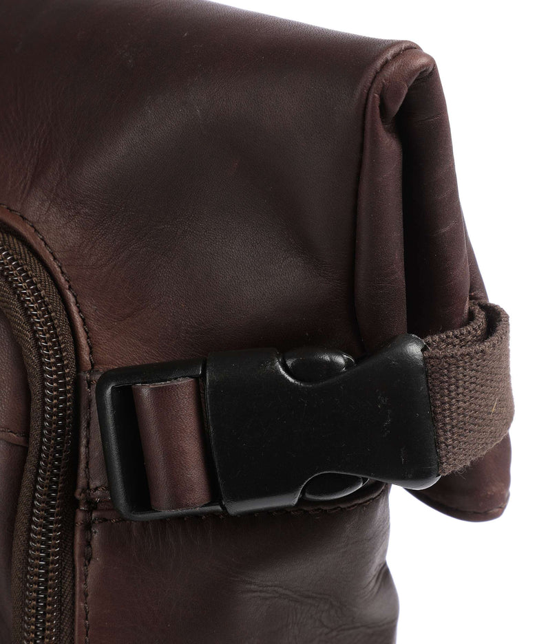 The Chesterfield Brand Cow Wax Pull Up Mazara Backpack brown