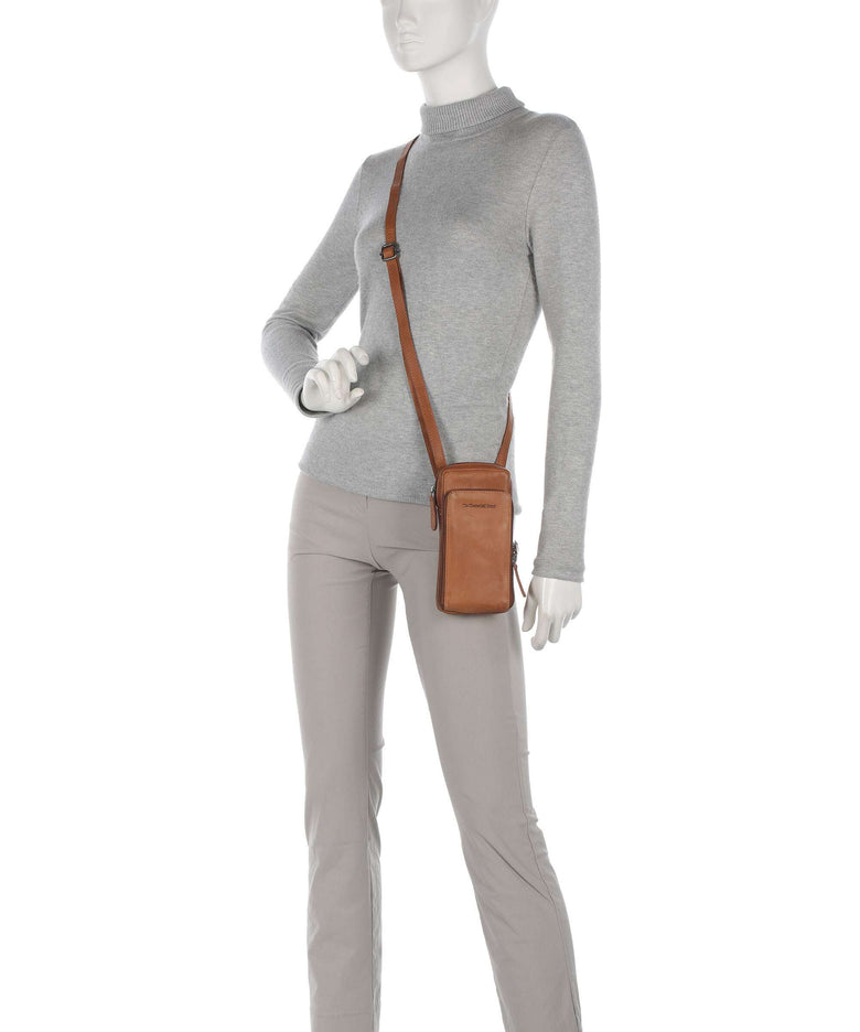 The Chesterfield Brand Valdes Phone bag cognac