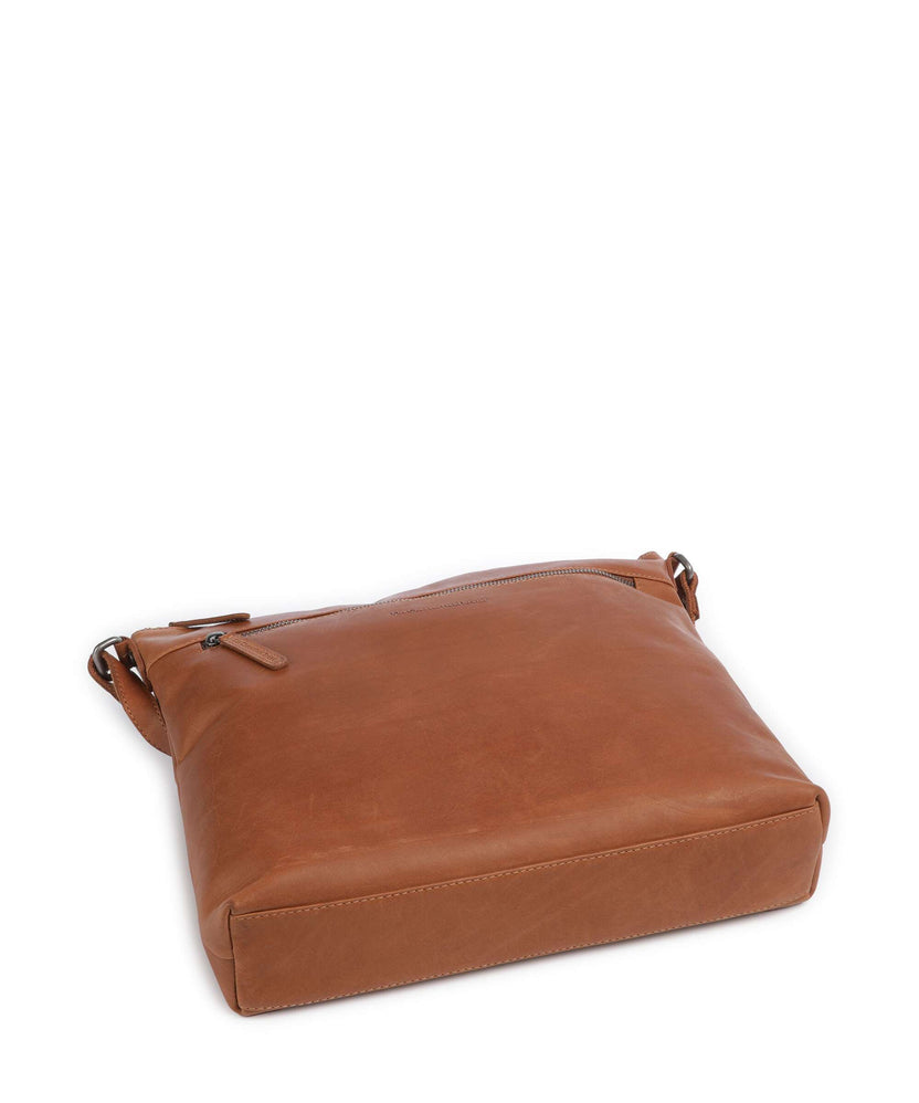 The Chesterfield Brand Cow Wax Pull Up Cartagena Crossbody bag cognac