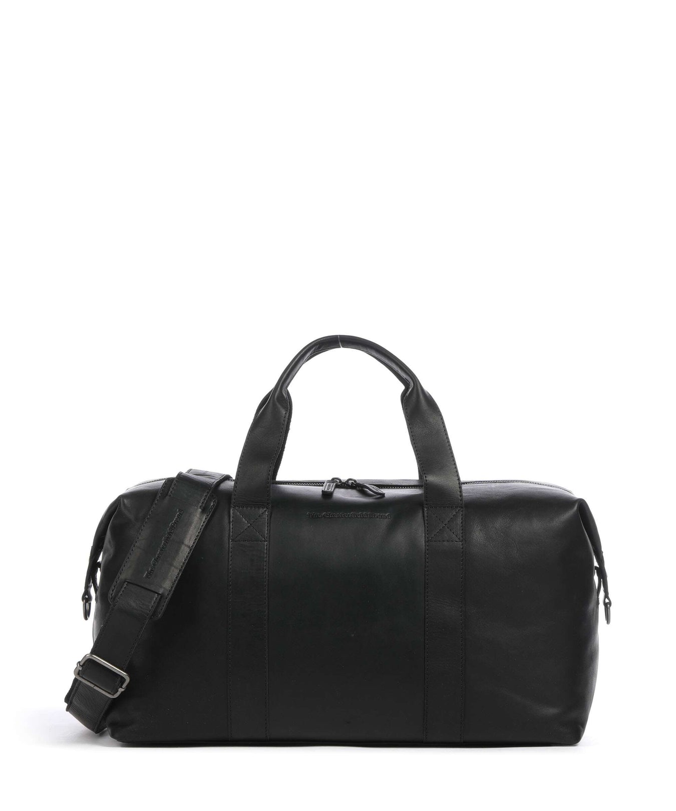 The Chesterfield Brand Cow Wax Pull Up Conor Weekend bag black