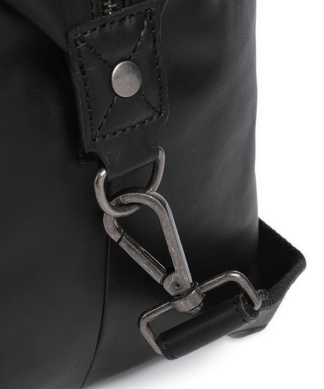 The Chesterfield Brand Cow Wax Pull Up Conor Weekend bag black