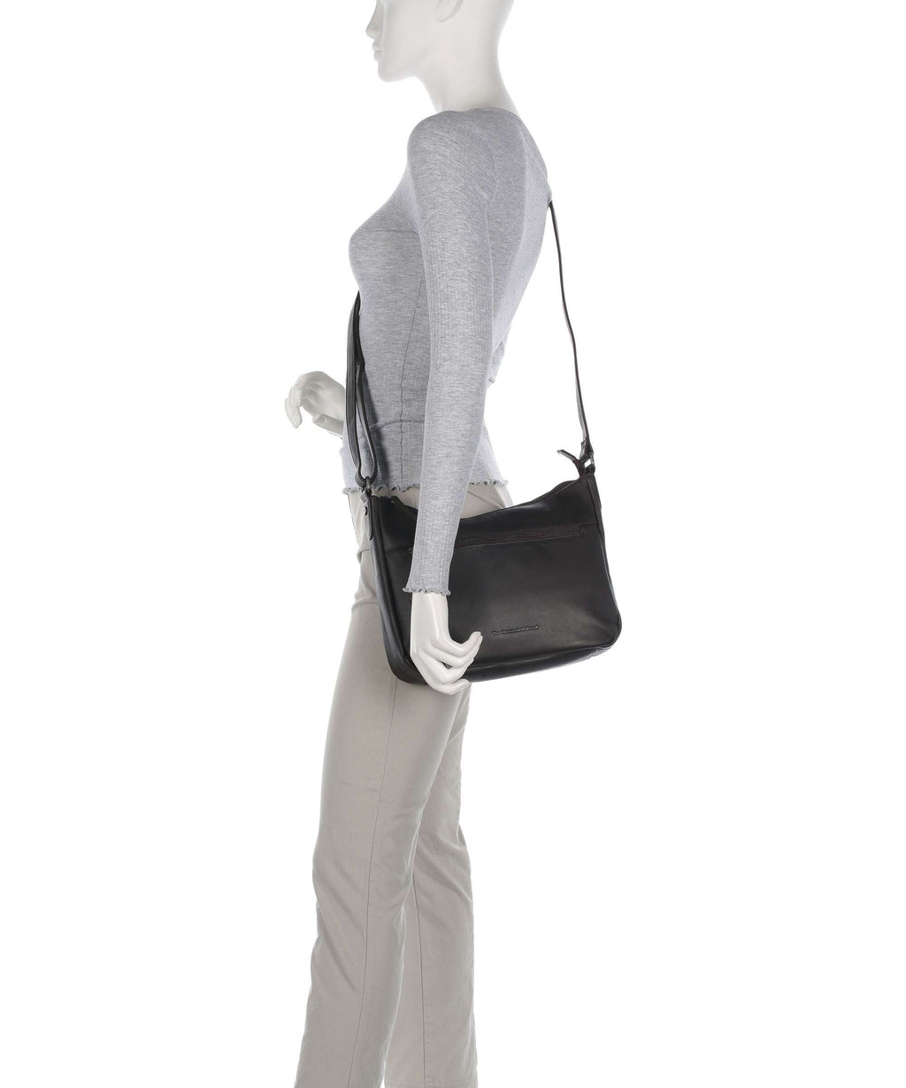 The Chesterfield Brand Cow Wax Pull Up Loraine Crossbody bag brown