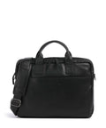 The Chesterfield Brand Cow Wax Pull Up Frazer Briefcase black