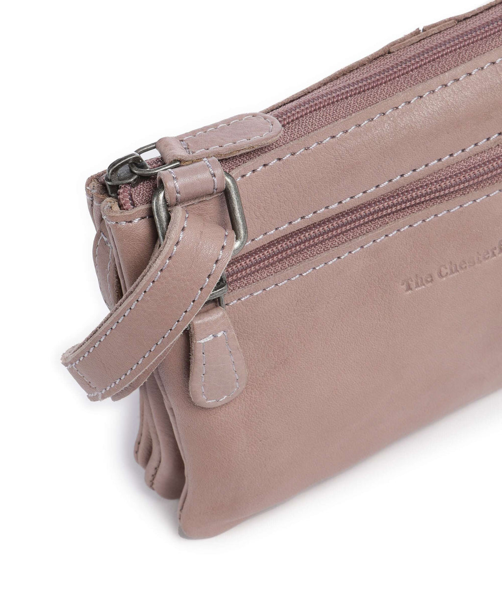 The Chesterfield Brand Washed Waxed Cow Osaka Crossbody bag lavender lila