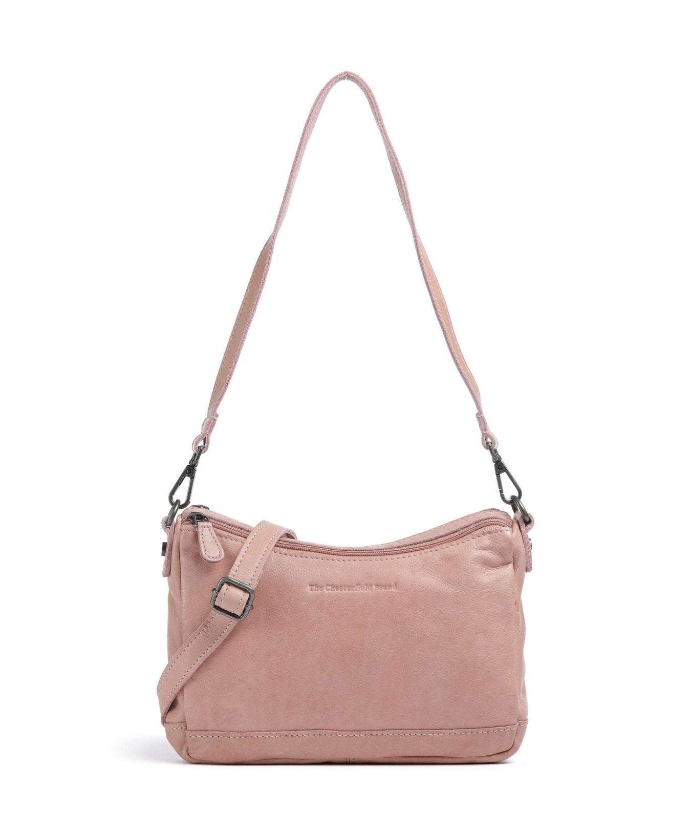 The Chesterfield Brand Washed Waxed Cow Irving Shoulder bag vintage rose