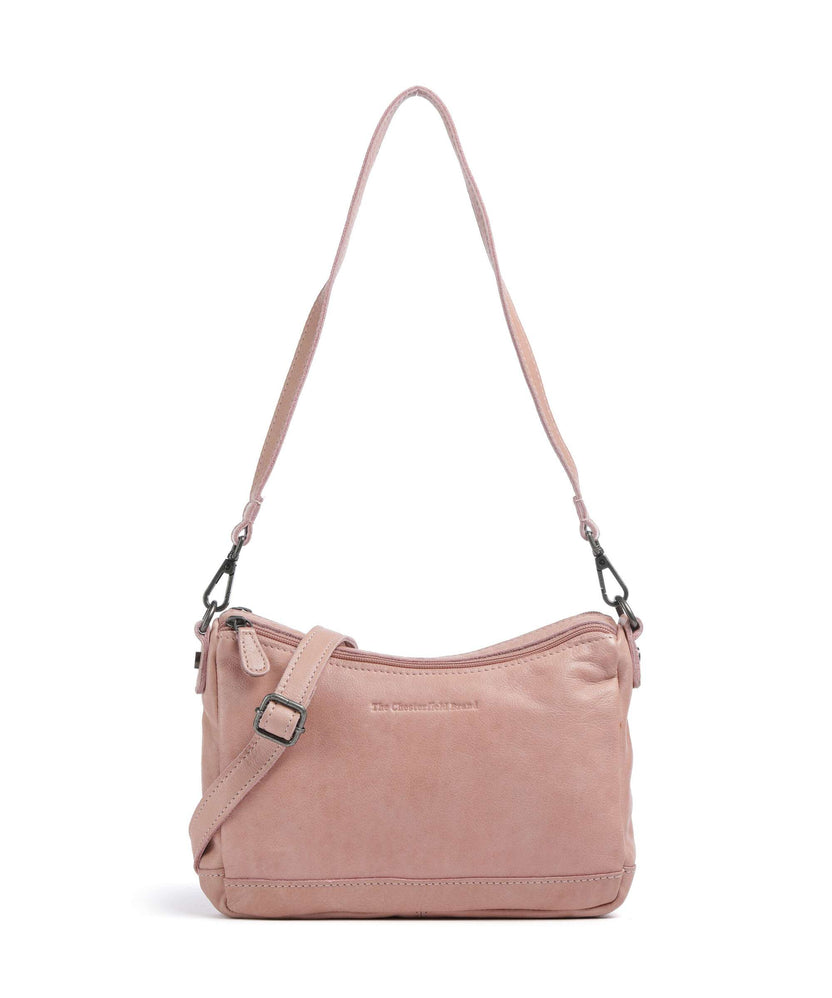 The Chesterfield Brand Washed Waxed Cow Irving Shoulder bag vintage rose