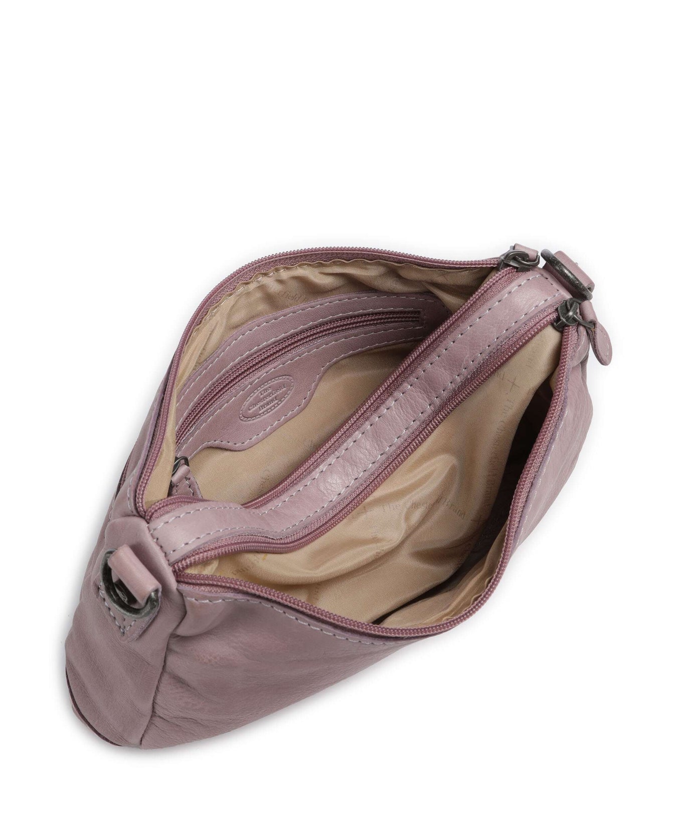 The Chesterfield Brand Washed Waxed Cow Irving Shoulder bag lavender lila