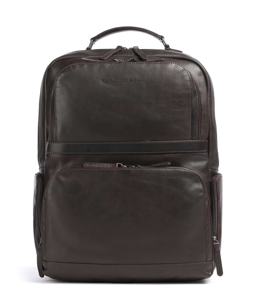 The Chesterfield Brand Wax Pull Up Cow Lennox Backpack brown