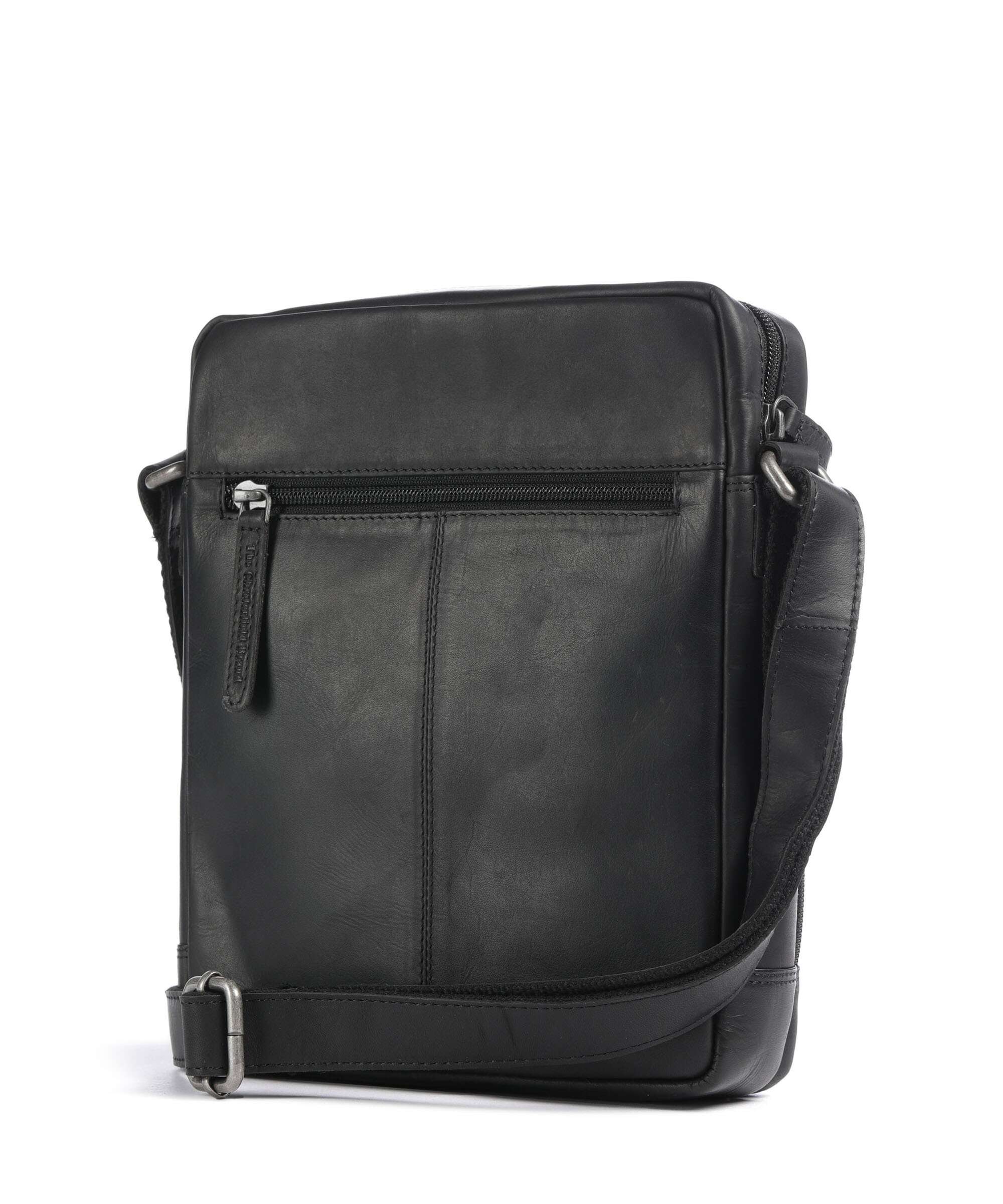 The Chesterfield Brand Wax Pull Up Cow Montira Crossbody bag black