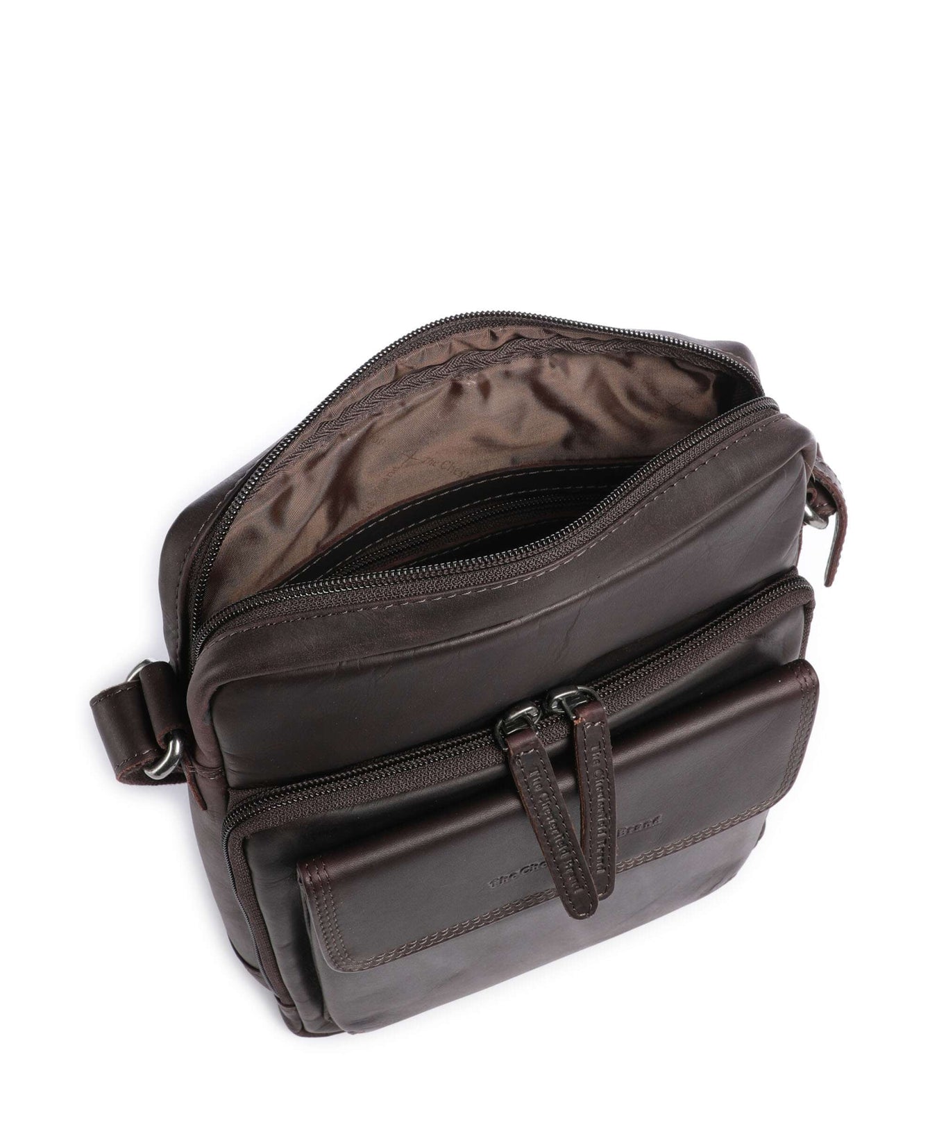 The Chesterfield Brand Wax Pull Up Cow Montira Crossbody bag brown