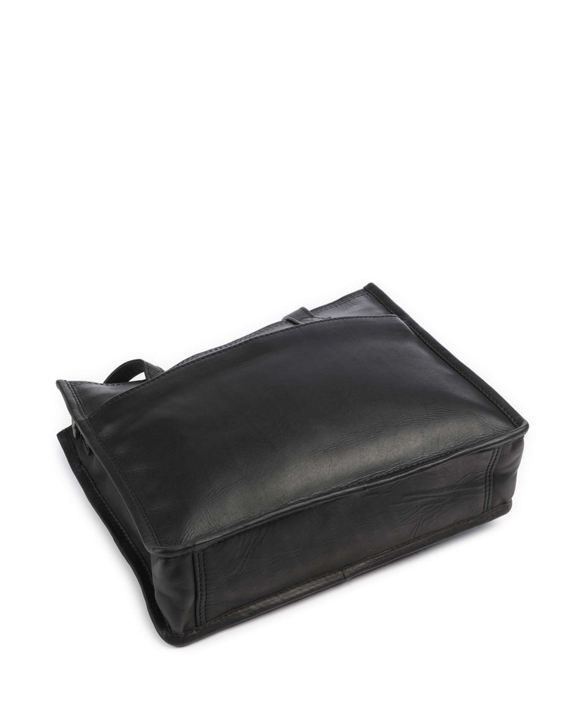 The Chesterfield Brand Wax Pull Up Cow Estella Tote bag black