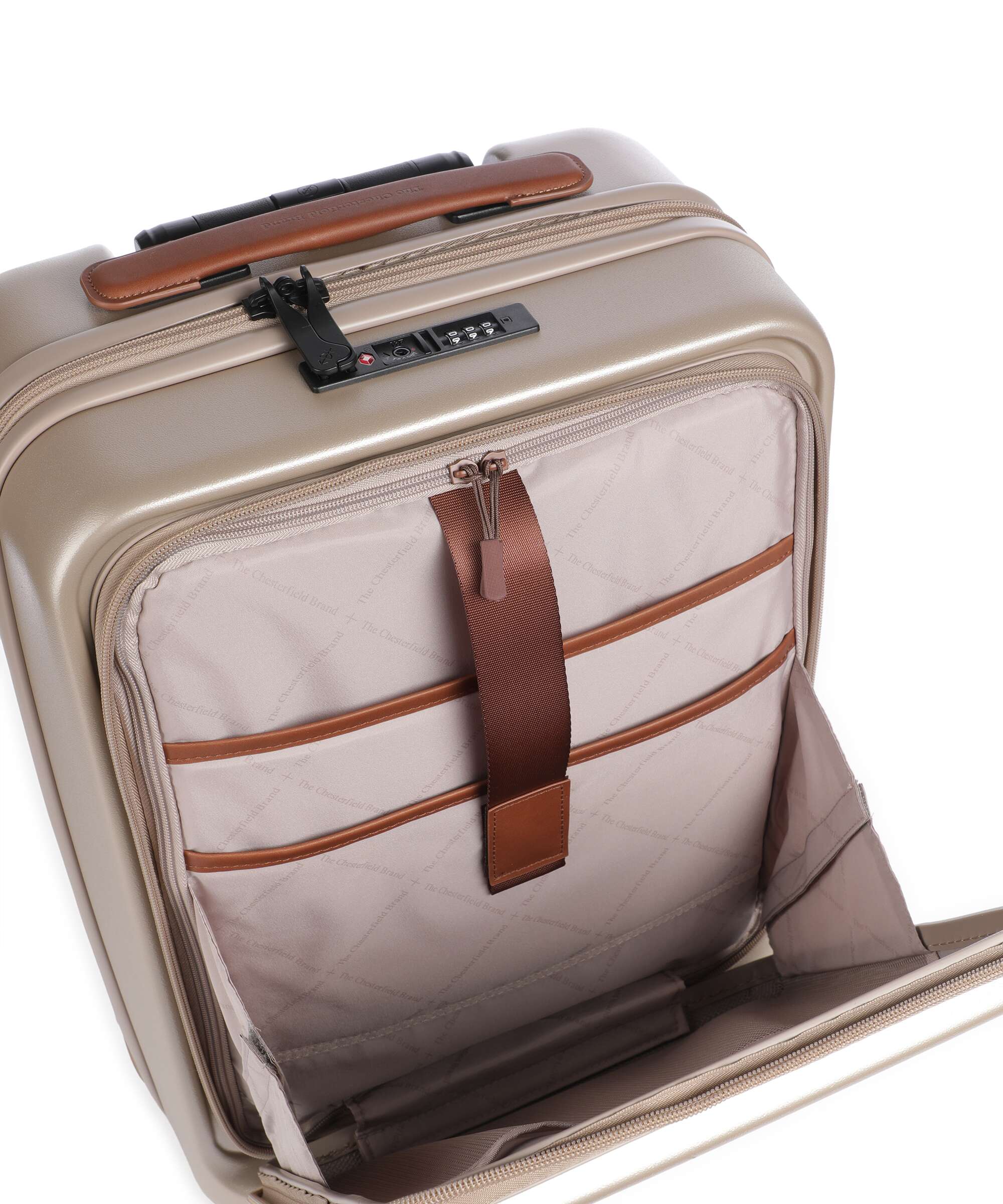 The Chesterfield Brand Zuna Suitcase set (4 wheels) champagne