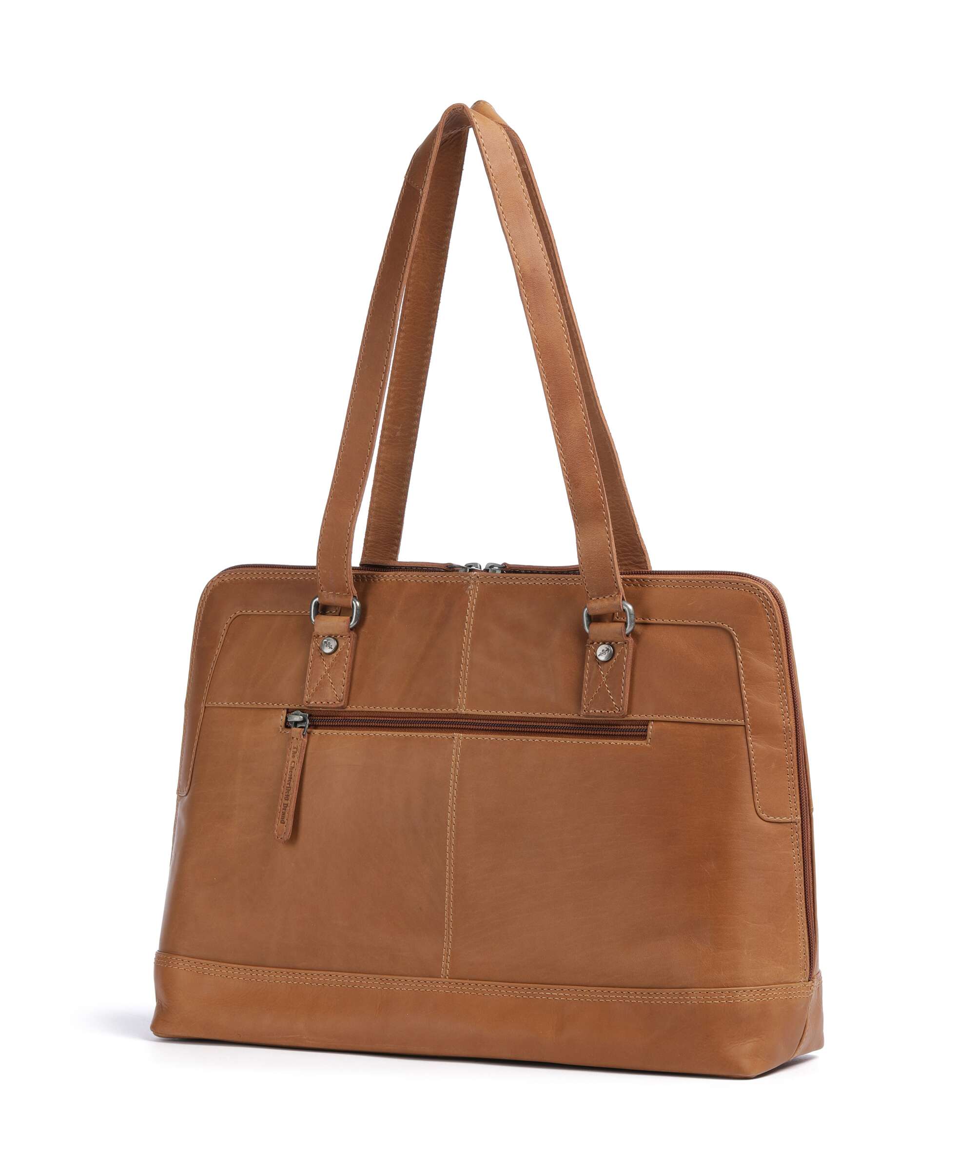 The Chesterfield Brand Wax Pull Up Cow Elvar Shoulder bag cognac