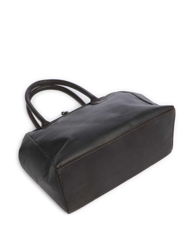 The Chesterfield Brand Wax Pull Up Cow Dorin Handbag brown