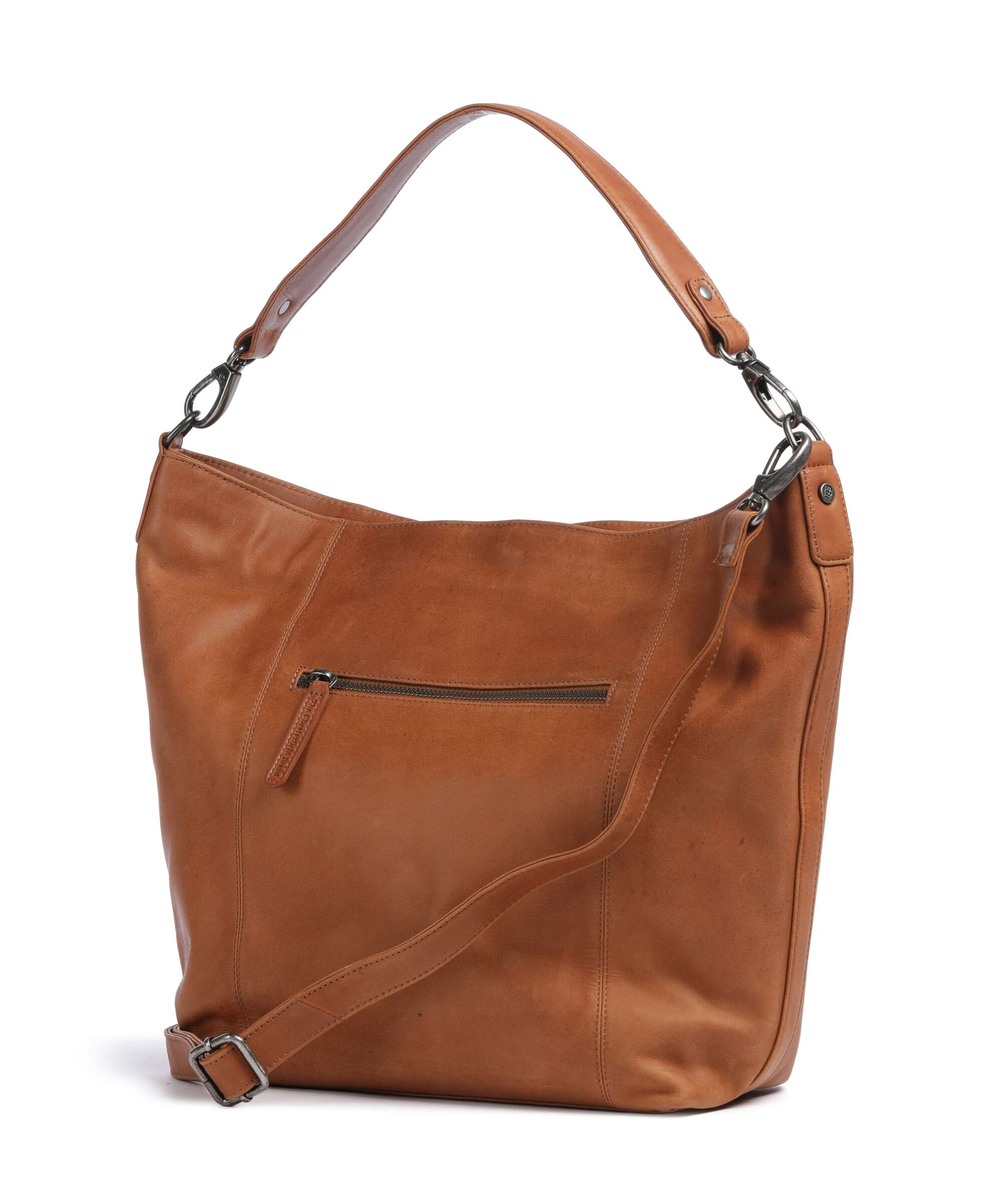 The Chesterfield Brand Wax Pull Up Cow Zira Hobo bag cognac