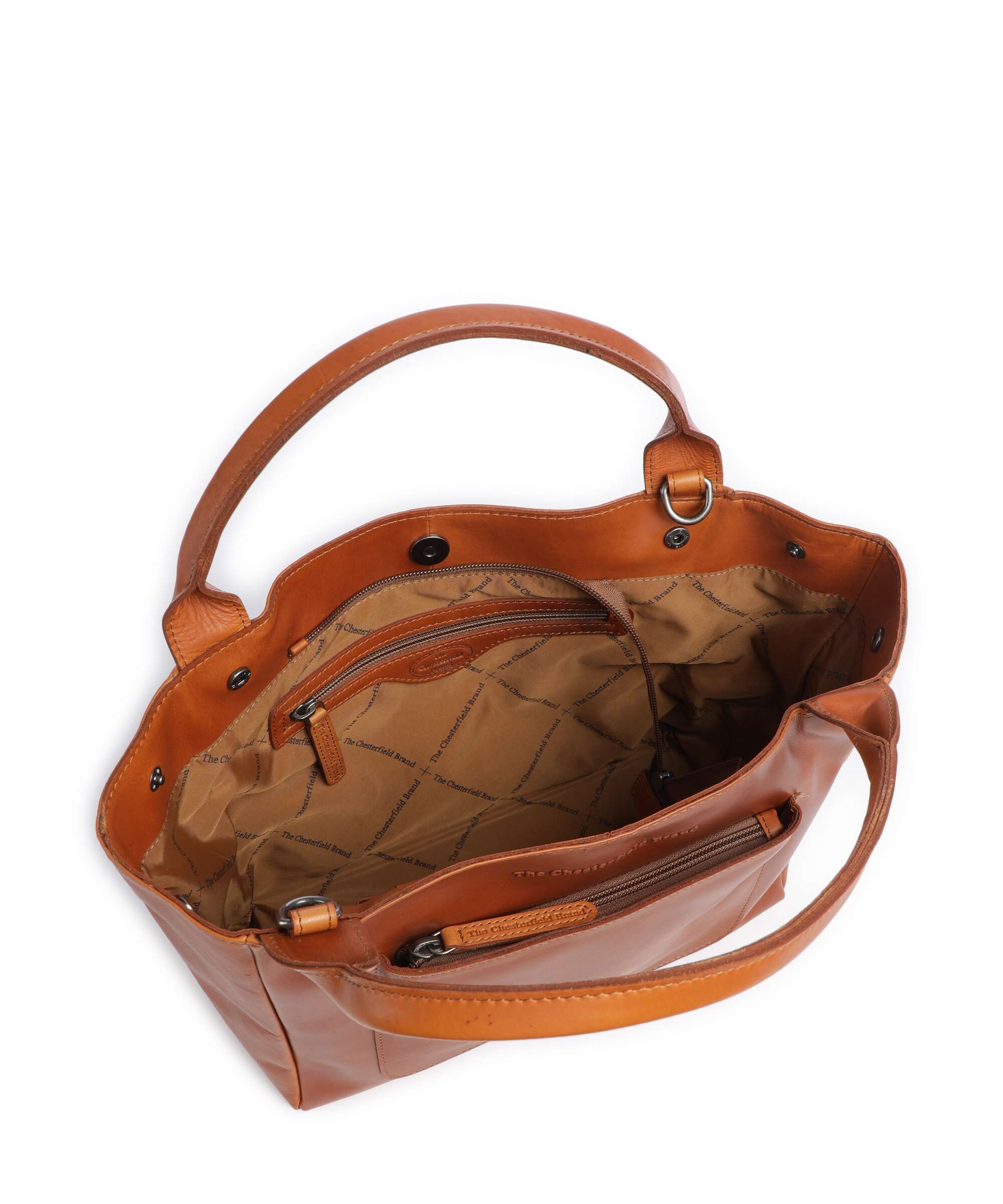 The Chesterfield Brand Wax Pull Up Cow Tenara Shoulder bag cognac