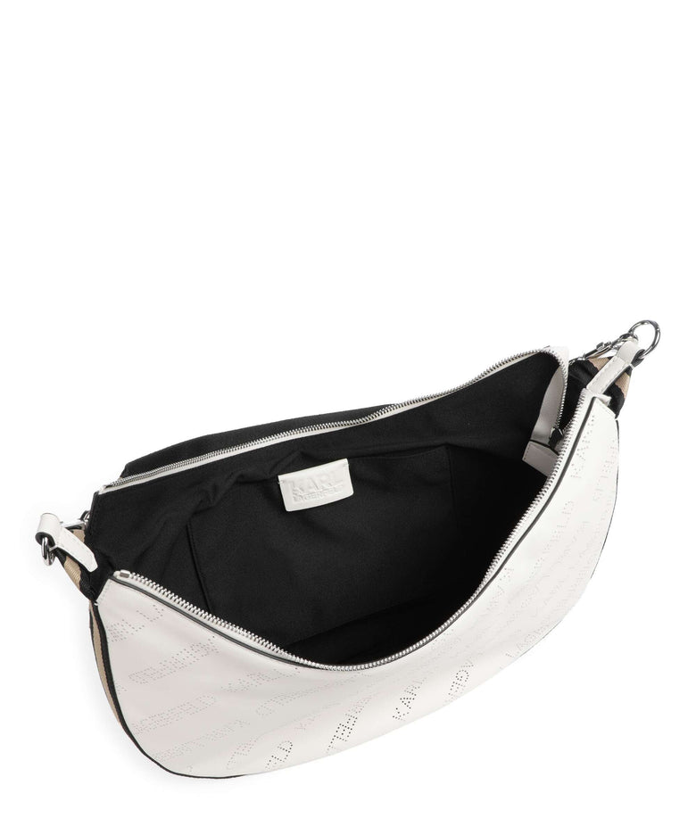 Karl Lagerfeld K/Moon Medium Hobo bag offwhite