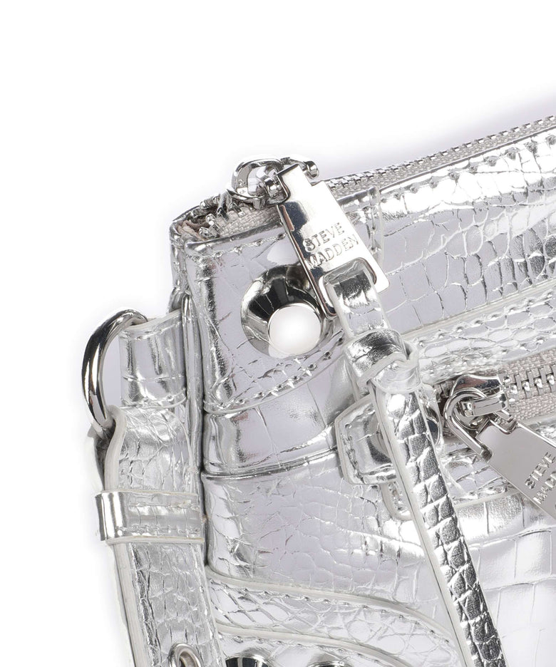 Steve Madden BDOVA Clutch bag silver
