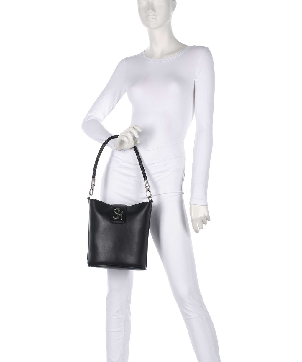 Steve Madden BARRIE Bucket bag black/silver
