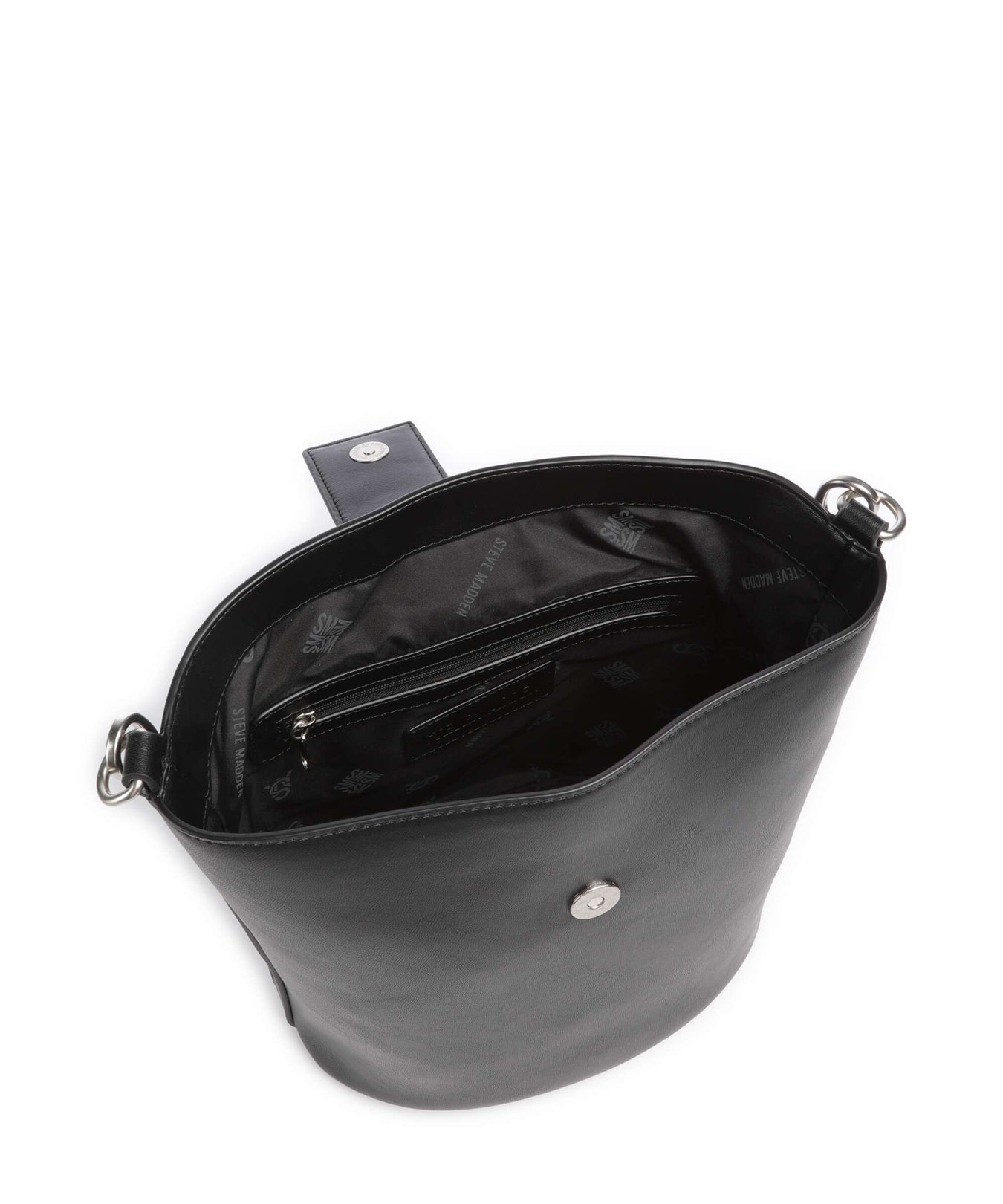 Steve Madden BARRIE Bucket bag black/silver