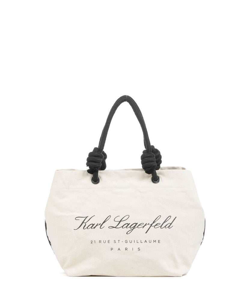 Karl Lagerfeld Hotel Karl Tote bag natural