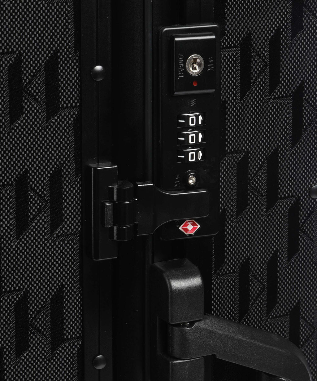 Karl Lagerfeld K/Essential Mono Spinner (4 wheels) monogram/black